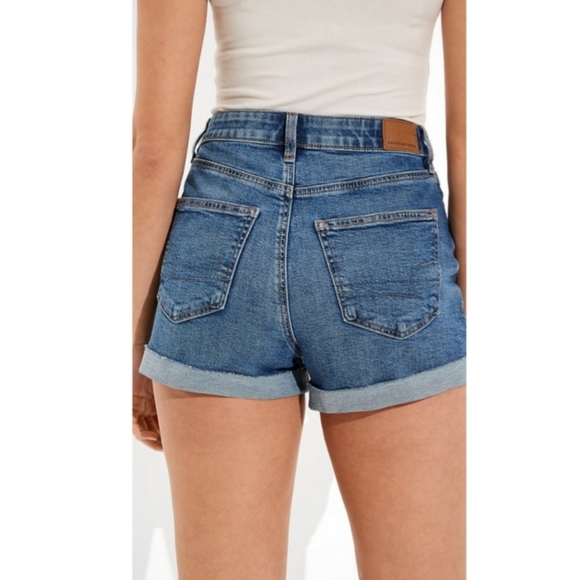 American Eagle Highest Rise Mom Shorts Confort Stretch Waistband - Picture 2 of 13